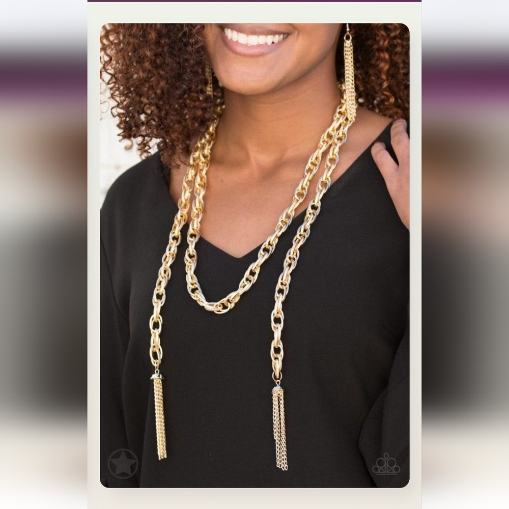 SCARfed for Attention Gold Necklace - Picture 5 of 9